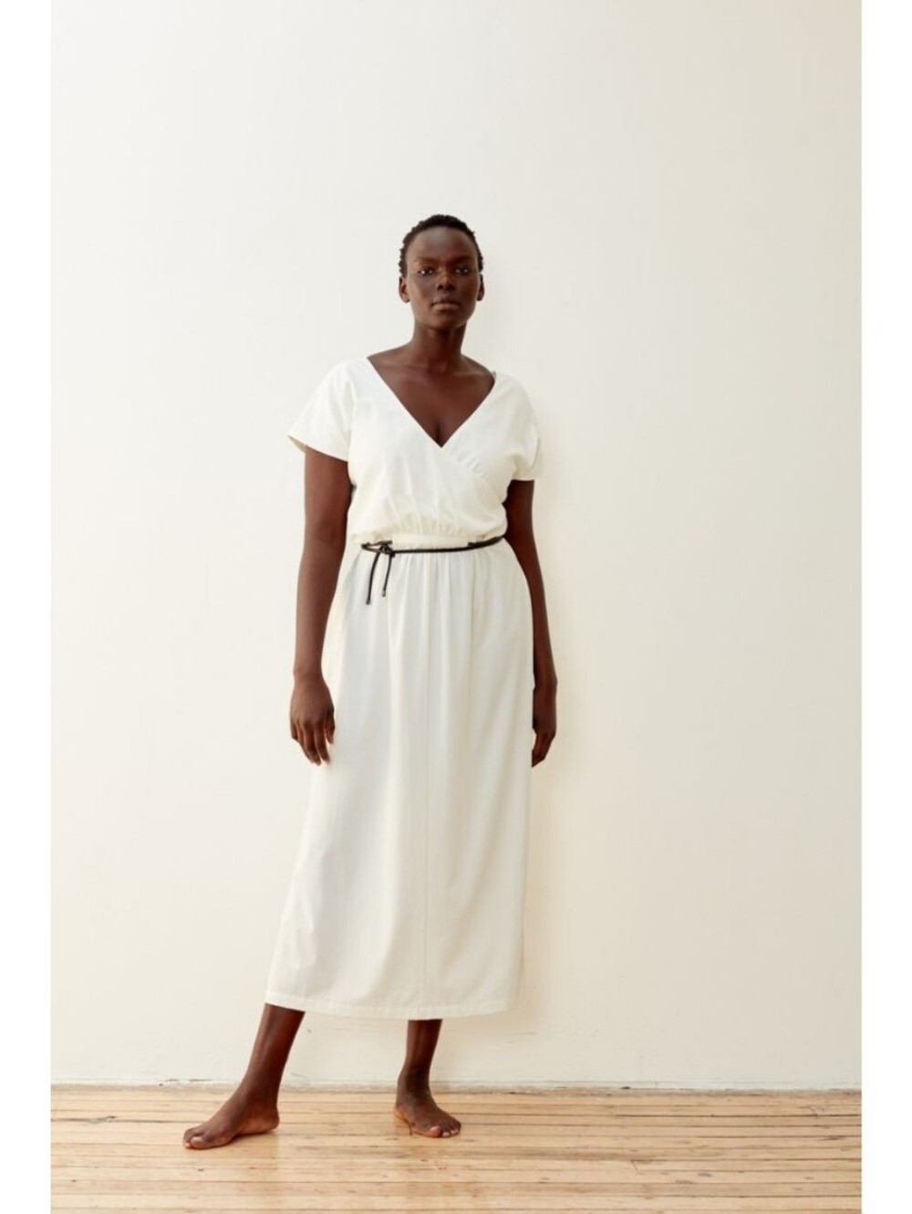 Aday White Super Swish Midi Dress Women's Size XL